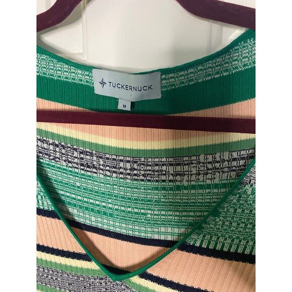 Tuckernuck Stevie Knit Striped Maxi Dress Size Medium - Picture 5 of 9